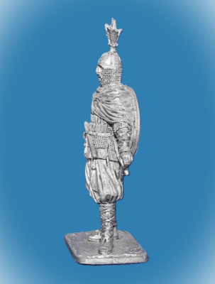 Картинка 335 Оловянный солдатик Знатный дружинник-конник. Русь, 10 век, 54 мм  от магазина Масштаб