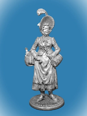 Картинка NAP-006 Оловянный солдатик Французская маркитанка 1805-15 г., 54мм  от магазина Масштаб