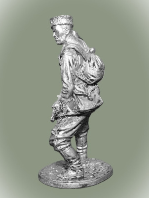 Картинка WWII-074 Казак 9-ой Пластунской стрелковой дивизии, 1943-45 гг, 54 мм  от магазина Масштаб