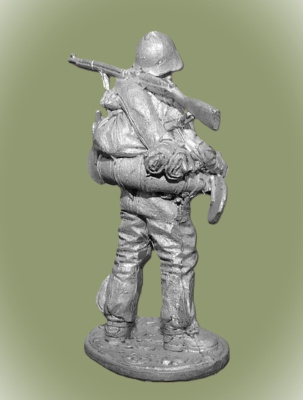 Картинка WWII-057 Боец РККА в плавательном костюме МПК. 1939-43 гг. СССР 54 мм  от магазина Масштаб