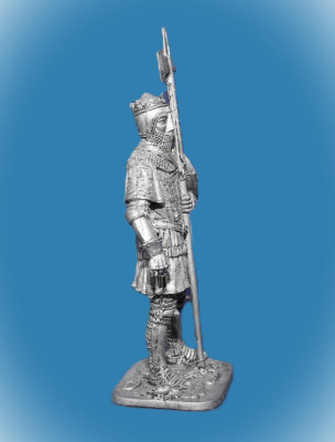 Картинка 191. Оловянный солдатик Генри Гросмонт. Англия, середина 14 в, 54мм  от магазина Масштаб