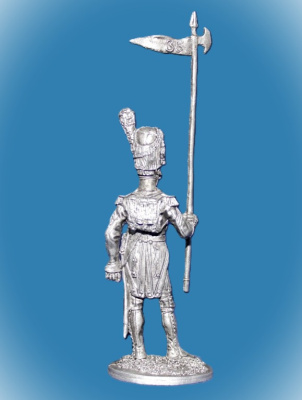 Картинка 041. Оловянный солдатик Второй орлоносец линейной пехоты Франция 1809-12гг, 54мм  от магазина Масштаб