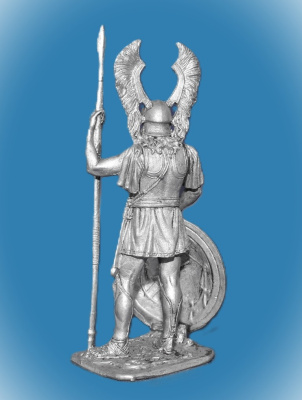 Картинка 254. Оловянный солдатик Гоплит. Конец 6 века до.н.э., 54мм  от магазина Масштаб