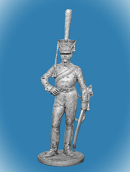 Картинка NAP-079 Оловянный солдатик Фейерверкер Лейб-гвардии Конной артиллерии Россия 1812-14г., 54 мм  от магазина Масштаб