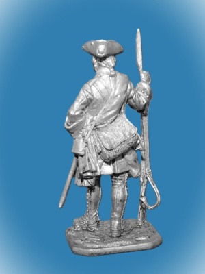 Картинка 282. Оловянный солдатик Фузилер армии Петра 1, 54 мм  от магазина Масштаб