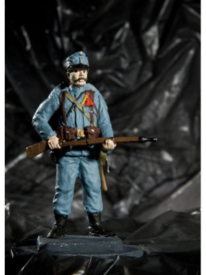 Картинка P-093 Рядовой австрийской пехоты, 1914 г., 54 мм, металл  от магазина Масштаб