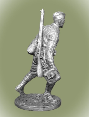 Картинка WWII-065 Связист, 1941-43 гг. СССР, 54 мм.  от магазина Масштаб