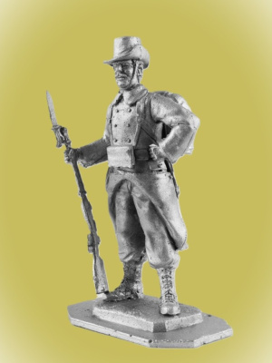 Картинка P-080 Карабинер Бельгийской армии, 1914 г., 54 мм, металл  от магазина Масштаб