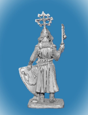 Картинка 336 Оловянный солдатик Граф Фридрих фон Лейнинген, 14 век, 54 мм  от магазина Масштаб