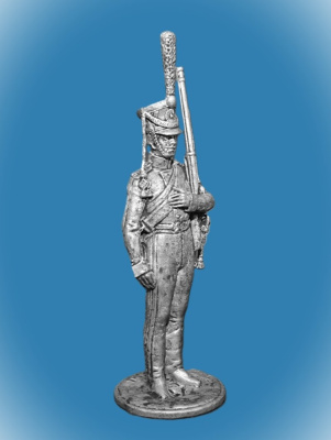 Картинка NAP-103 Оловянный солдатик Рядовой армейского конно-егерского полка. Россия, 1812-14гг., 54 мм  от магазина Масштаб