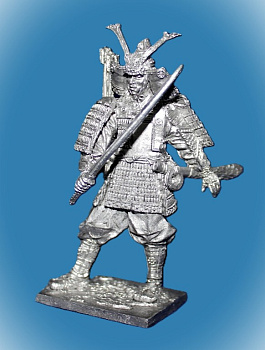 Картинка 117. Оловянный солдатик Самурай 12в, 54мм  от магазина Масштаб