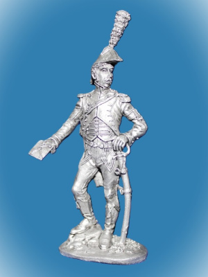 Картинка 043. Оловянный солдатик Адьютант генерала Франция 1809-12гг, 54мм  от магазина Масштаб
