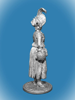 Картинка NAP-006 Оловянный солдатик Французская маркитанка 1805-15 г., 54мм  от магазина Масштаб