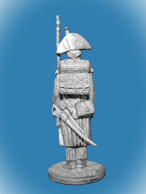 Картинка NAP-012 Оловянный солдатик Гренадер Имп. Гвардии в походной форме Франция 1807г., 54мм  от магазина Масштаб