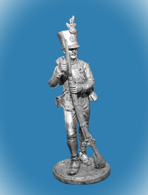 Картинка NAP-040 Фузилёр 4-го пехотного (немецкого) полка Хох унд Дойчмейстер. Австрия, 1809-14 гг.. 54 мм  от магазина Масштаб