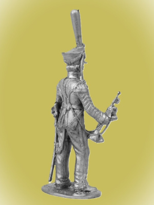 Картинка P-480 Трубач конно-егерских полков, 1813-14 гг., 54 мм, металл  от магазина Масштаб