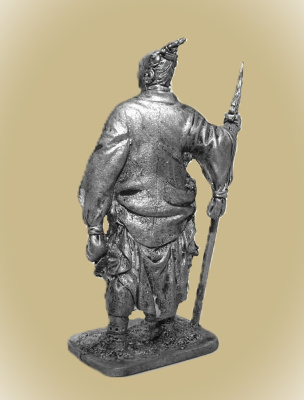 Картинка 54-37 Китайский средневековый генерал   54 мм.  от магазина Масштаб