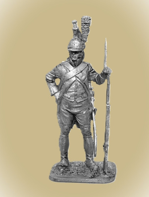 Картинка 54-41 Драгун. Франция 1805  54 мм.  от магазина Масштаб