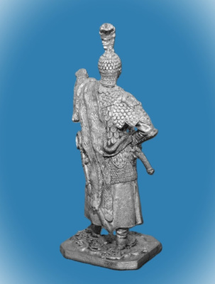 Картинка 150. Оловянный солдатик Офицер польско-литовских гусар, 2-я пол. 17 в, 54мм  от магазина Масштаб