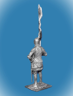 Картинка 145. Оловянный солдатик Жан де Монтагю, сэр Сомбернон. Бургундия, 14 в., 54мм  от магазина Масштаб