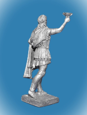 Картинка 292. Оловянный солдатик Царь Митридат VI Евпатор ,Пантикапей, Боспорское царство, 54 мм  от магазина Масштаб