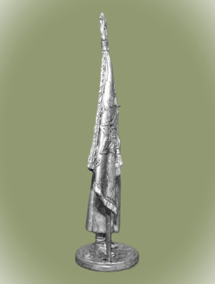 Картинка WWII-046 Старший сержант РККА со знаменем. 1941 г. СССР   54 мм.  от магазина Масштаб
