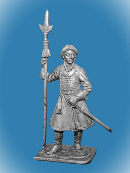 Картинка 229. Оловянный солдатик Обер-офицер Преображенского полка, 1698-1702 гг. Россия, 54мм  от магазина Масштаб