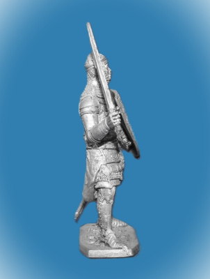 Картинка 096. Оловянный солдатик Джон Плантагенет, граф Корнуолл. Англия, 1316-36 гг., 54мм  от магазина Масштаб