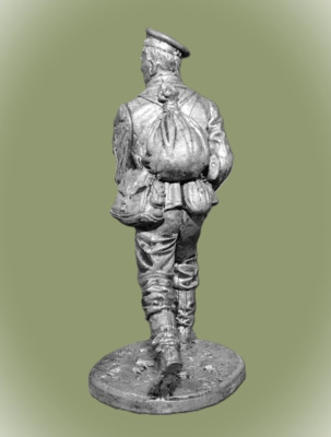 Картинка WWII-034 Краснофлотец с п-п Томпсон. Сев. флот, 1941-43 гг. СССР  54 мм.  от магазина Масштаб