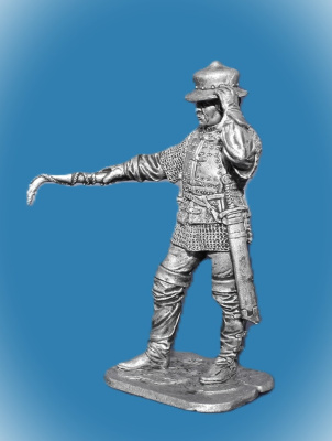 Картинка 252. Оловянный солдатик Артиллерист с пальником, 16 в, 54мм  от магазина Масштаб