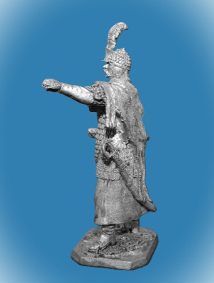 Картинка 150. Оловянный солдатик Офицер польско-литовских гусар, 2-я пол. 17 в, 54мм  от магазина Масштаб
