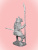 Картинка 184. Оловянный солдатик Самурай, 11-13 в, 54мм  от магазина Масштаб