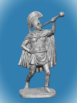 Картинка 207. Оловянный солдатик Греческий трубач, 5 век до н.э., 54мм  от магазина Масштаб