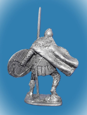 Картинка 220. Оловянный солдатик Ярл, 9-10 век, 54мм  от магазина Масштаб