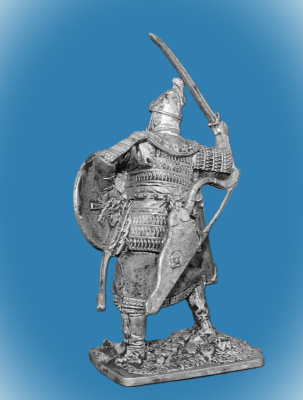 Картинка Horde-01 Оловянный солдатик Монгольский воин, 13 век, 54 мм.  от магазина Масштаб