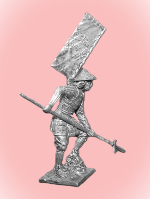 Картинка 138. Оловянный солдатик Асигару. Япония, 1500-1600 гг., 54мм  от магазина Масштаб