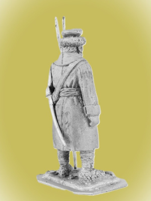Картинка P-091 Партизан с вилами, 1812 г., 54 мм, металл  от магазина Масштаб