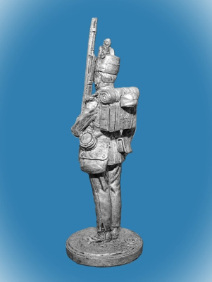 Картинка NAP-031 Оловянный солдатик Ряд.батальонной роты 44-го Вост.-Эссекского плк. Великобрт. 1812-15 гг  от магазина Масштаб