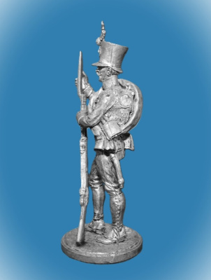 Картинка NAP-040 Фузилёр 4-го пехотного (немецкого) полка Хох унд Дойчмейстер. Австрия, 1809-14 гг.. 54 мм  от магазина Масштаб