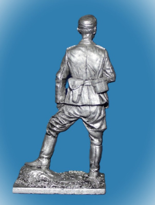 Картинка 064. Оловянный солдатик Офицер Вермахта в Тунисе, 1943 г., 54мм  от магазина Масштаб