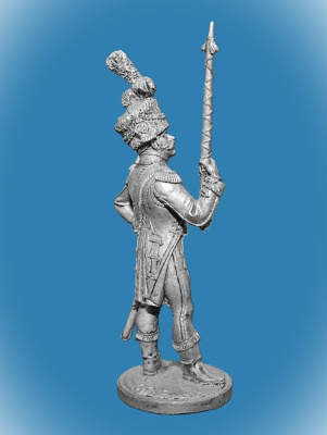 Картинка NAP-002 Оловянный солдатик Драм-мажор голландских гренадер 1810-11 гг., 54мм  от магазина Масштаб