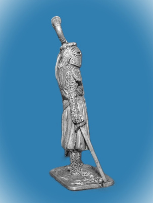 Картинка 343 Оловянный солдатик Бруно фон Хорнберг, 13 век (Herr Bruno von Hornberg), 54 мм  от магазина Масштаб