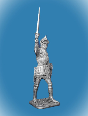 Картинка 141. Оловянный солдатик Французский рыцарь, 2-я пол. 14 в., 54мм  от магазина Масштаб