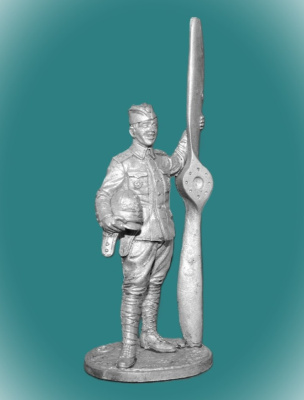 Картинка WWI -1 Оловянный солдатик Пилот авиационных частей. Россия, 1914-17 гг., 54мм  от магазина Масштаб