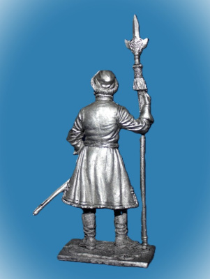 Картинка 229. Оловянный солдатик Обер-офицер Преображенского полка, 1698-1702 гг. Россия, 54мм  от магазина Масштаб