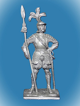 Картинка 178. Оловянный солдатик Капитан ландскнехтов, 1544 г, 54мм  от магазина Масштаб