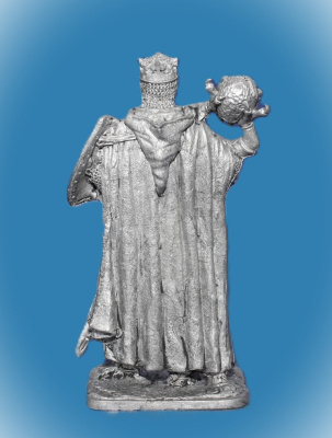 Картинка 320.Оловянный солдатик Король Тироль фон Шоттен, 13 век, 54 мм  от магазина Масштаб