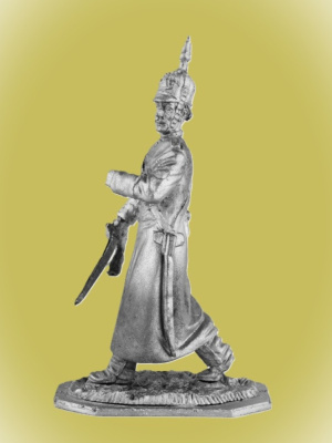 Картинка P-100 Штабс капитан 32 Казанского егерского полка ,1854 г , 54 мм, металл  от магазина Масштаб