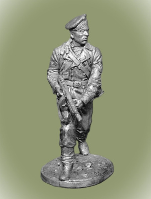 Картинка WWII-034 Краснофлотец с п-п Томпсон. Сев. флот, 1941-43 гг. СССР  54 мм.  от магазина Масштаб