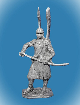 Картинка 132. Оловянный солдатик Польский крылатый гусар, 2-я пол. 17 в., 54мм  от магазина Масштаб
